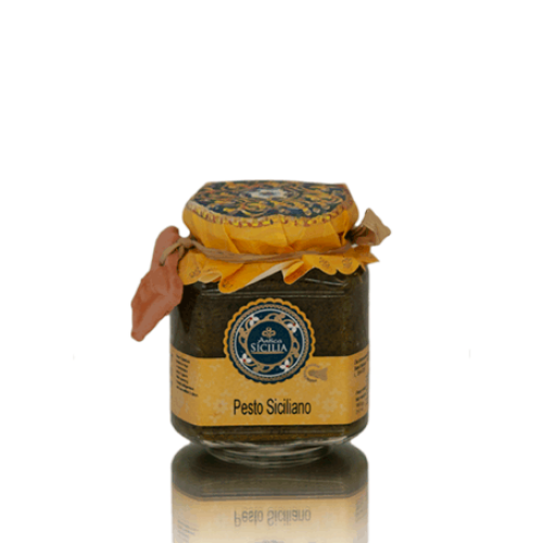 Pesto mit Mandeln aus Sizilien