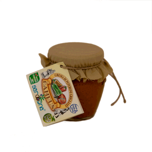Creme aus gegrillten Peperoncini