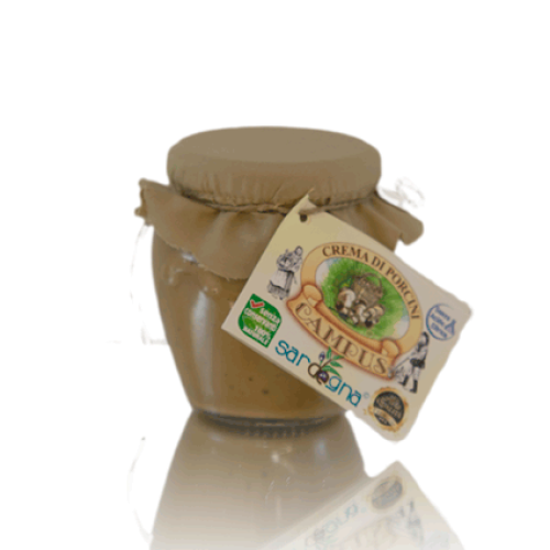 Pilzcreme von CAMPUS auf einem knusprigen Baguette