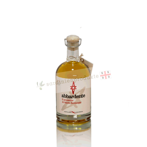 Flasche Acquavit aus dem Eichenfass