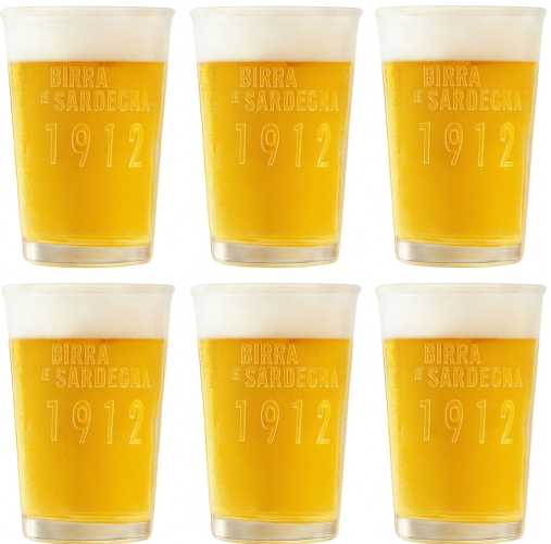 Ichnusa Gläser, 0,2lt, 6 Stück