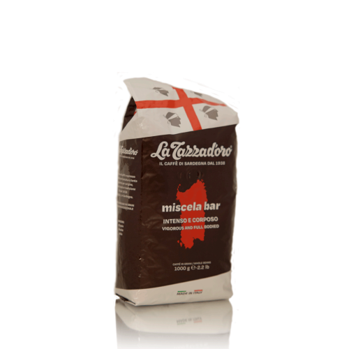 Ganze Bohne, Kaffee Bar Miscela, 1000g, 50% Robusta, 50% Arabica von La Tazza d' Oro