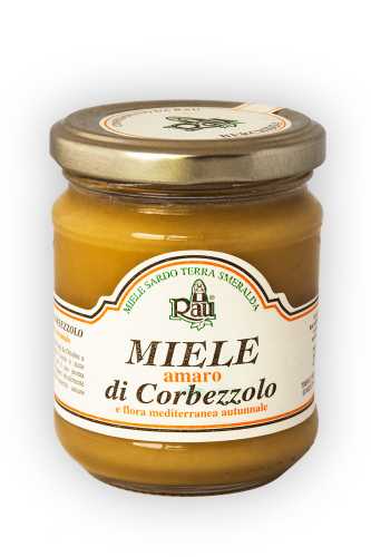 Glas mit 250 Gramm Corbezzolohonig