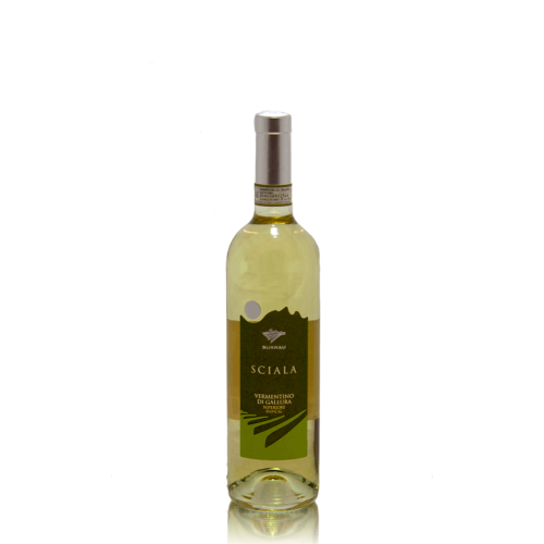 eine flasche mit sciala vermentino di gallura superiore