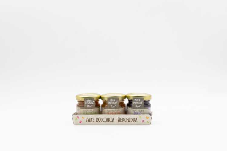 Glas mit birnen und ingwer konfitüre