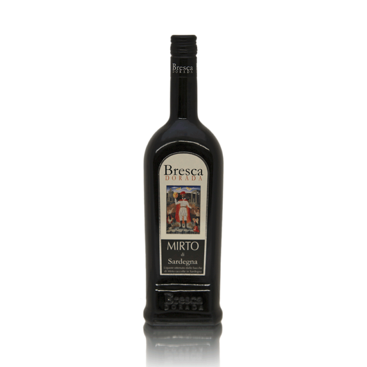 Flasche 0,7 lt Mirto rosso von Bresca Dorada, Sardinien