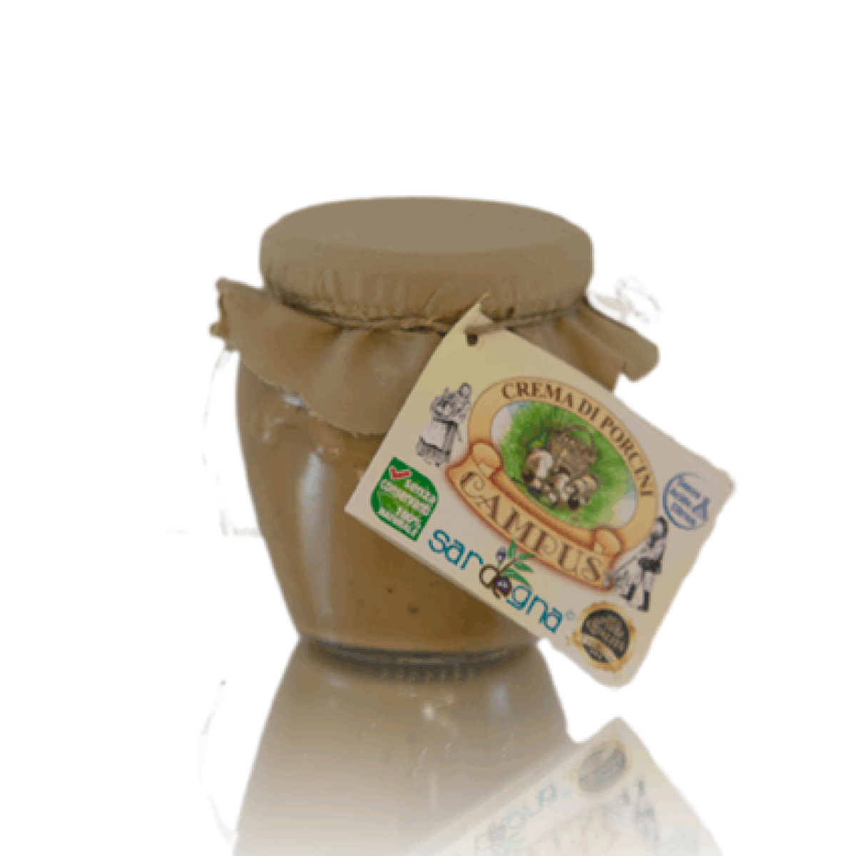 Pilzcreme von CAMPUS auf einem knusprigen Baguette