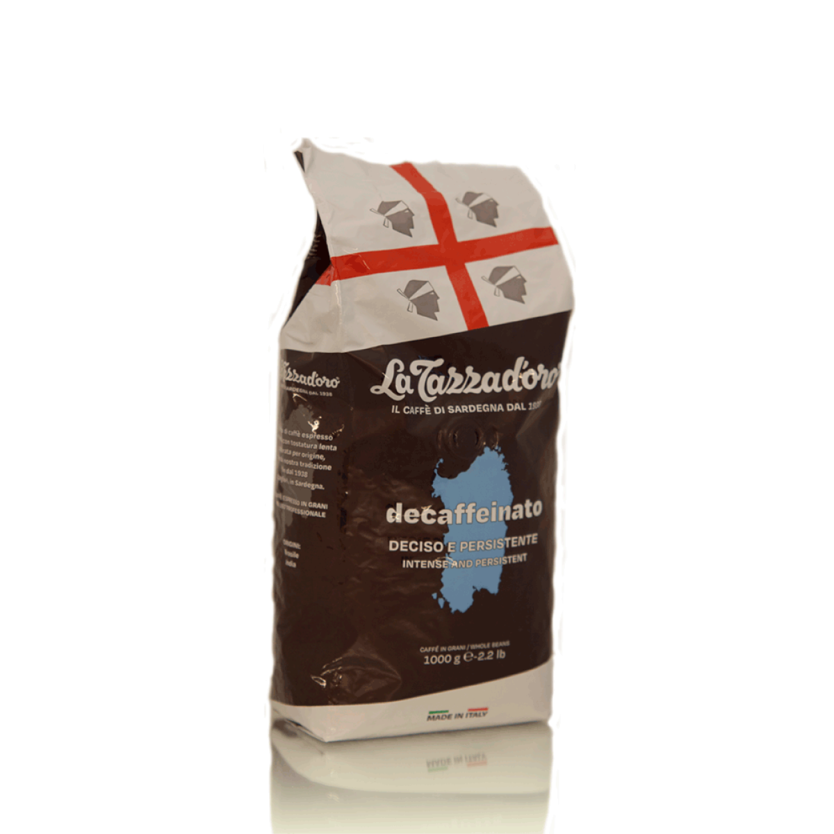 Caffe Decaffeinato, La Tazza d'Oro, ganze Bohne 1kg