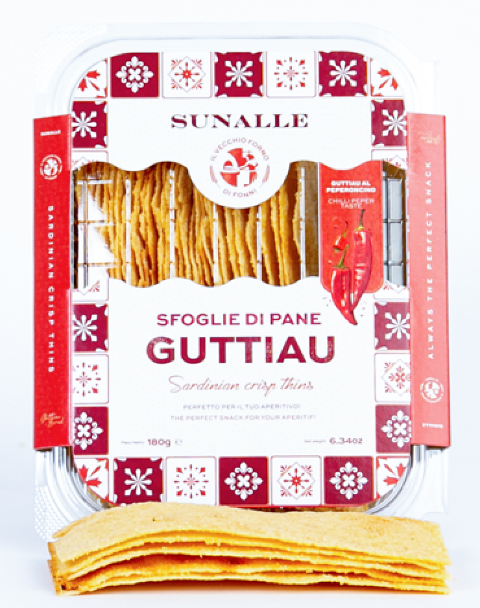 sardisches Fladenbrot, Pane Guttiau Rosmarin