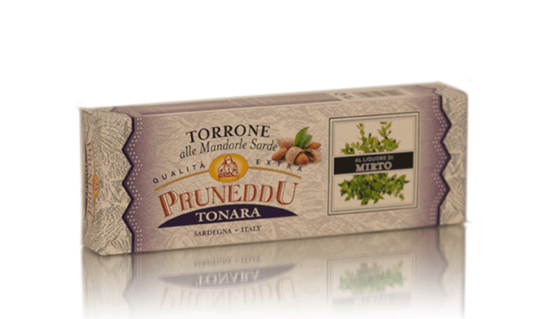 torrone mit mandeln und myrthe