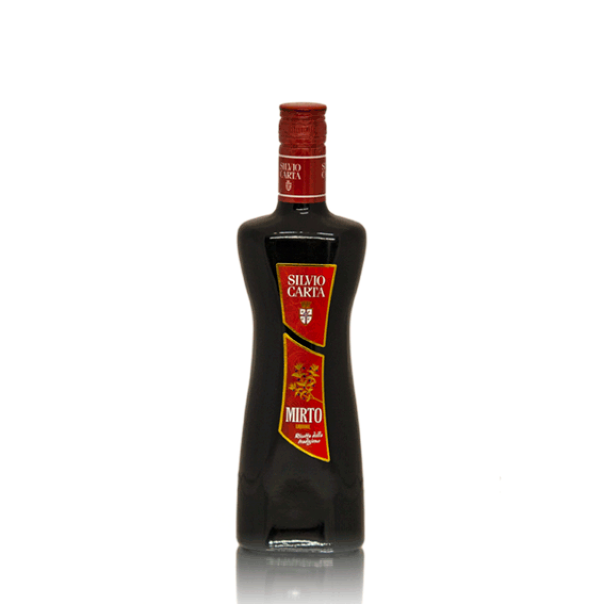 Flasche mit 0,7lt, Mirto rosso von Silvio Carta Sardinien