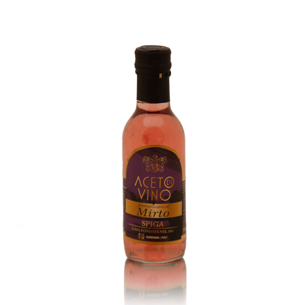 Flasche Essig mit Mirto