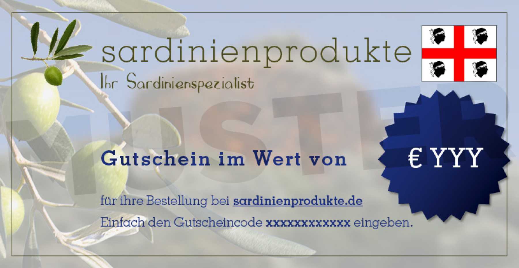 Coupon Sardinienprodukte