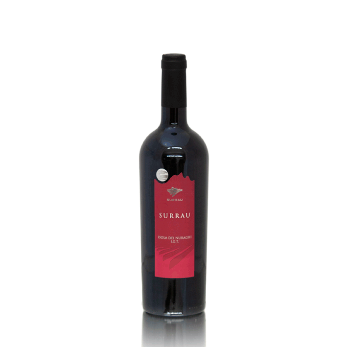 Bottle Surrau rosso IGT red wine from Sardinia