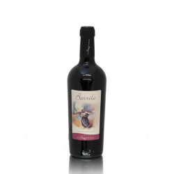 Weinflasche, Barrile, Spitzenrotwein von Contini aus Cabras, Sardinien