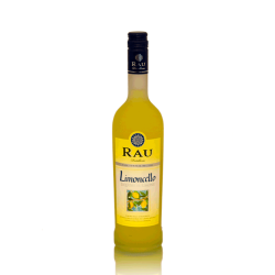 Flasche mit Limoncello